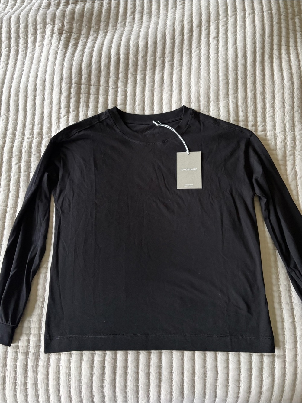 NEW WITH TAG Everlane Organic Cotton Long Sleeve Tee